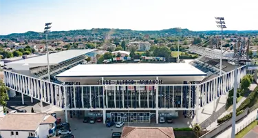 Vue panoramique par drône du Stade Armandie