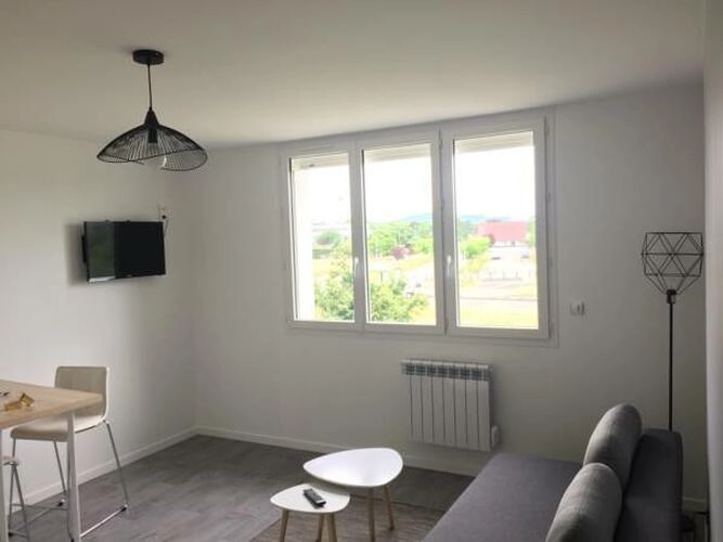 L'un des salons des appartements de la résidence La Casa